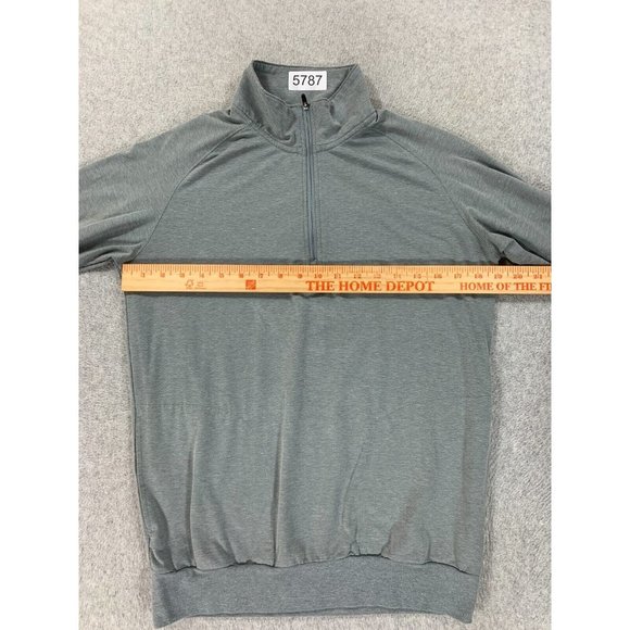 Travis Mathew Half Zip Pullover Shirt Top (Men's Small) Gray‎ - Picture 4 of 9